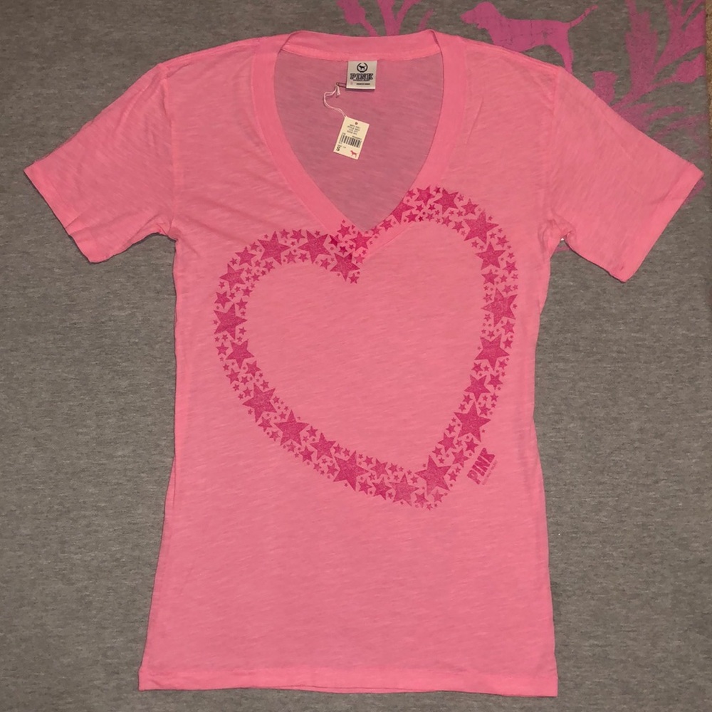 NWT Victoria’s Secret PINK Vintage Style Tee S